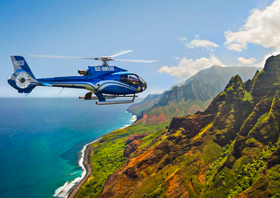 bluehawaiian maui circle island helicopter with landing slider heli fly