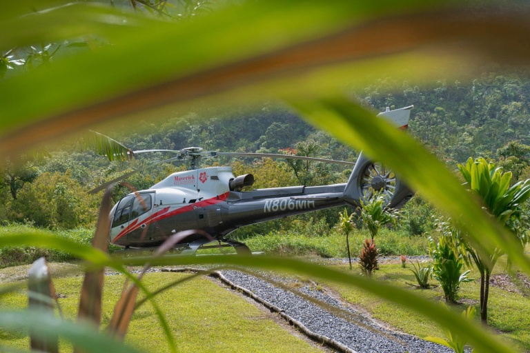 maverickhelicopter hana rainforest experience tour scenic landing